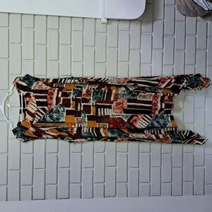 Roaman's Multicolor Sharkbite Sleeveless Maxi Dress. Size 32W